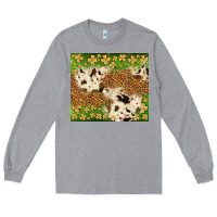 Heather Grey St. Patrick's Day shamrock tumbler Long Sleeve Tee - Neo Western