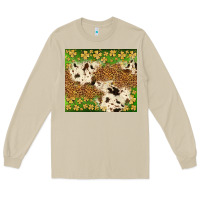 Mushroom St. Patrick's Day shamrock tumbler Long Sleeve Tee - Neo Western