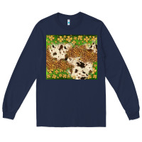 Navy St. Patrick's Day shamrock tumbler Long Sleeve Tee - Neo Western