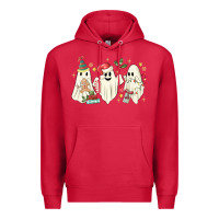 Cardinal Christmas ghosts Premium Hoodie - MaliasSmallBusiness