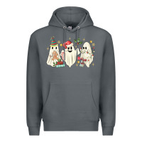 Rock Christmas ghosts Premium Hoodie - MaliasSmallBusiness