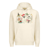 Tofu Christmas ghosts Premium Hoodie - MaliasSmallBusiness