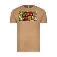 Vintage Camel summer with fruits license plate Vintage Tee - BarkalooDesign