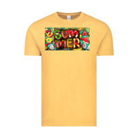 Vintage Mustard summer with fruits license plate Vintage Tee - BarkalooDesign
