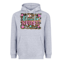 Heather Grey blessed nurse Heavyweight Hoodie - BarkalooDesign