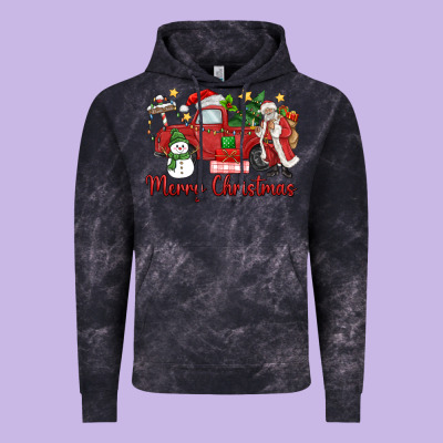 Vintage Hoodie merry christmas truck