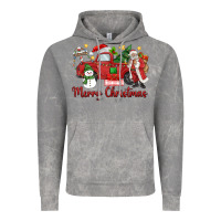 Cloud Rock merry christmas truck Vintage Hoodie - MaliasSmallBusiness