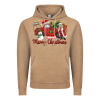 Vintage Coffee merry christmas truck Vintage Hoodie - MaliasSmallBusiness