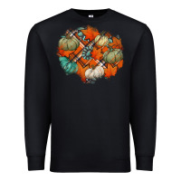 Black fall autumn patches Premium Sweatshirt - Jasminsmagicworld