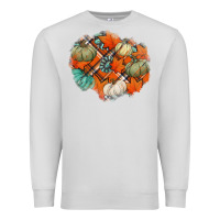 Dove Grey fall autumn patches Premium Sweatshirt - Jasminsmagicworld