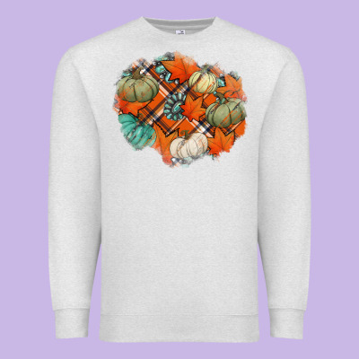 Fall Autumn Patches Premium Sweatshirt Designed By Jasminsmagicworld