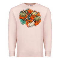 Pale Pink fall autumn patches Premium Sweatshirt - Jasminsmagicworld