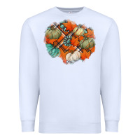 White fall autumn patches Premium Sweatshirt - Jasminsmagicworld