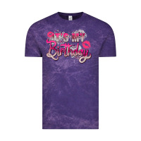 Cloud Purple pink its my birthday Vintage Tee - Zillion Design Studio