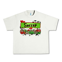Soccer Granny With Leopard Urban Heavy Tee | Teevron