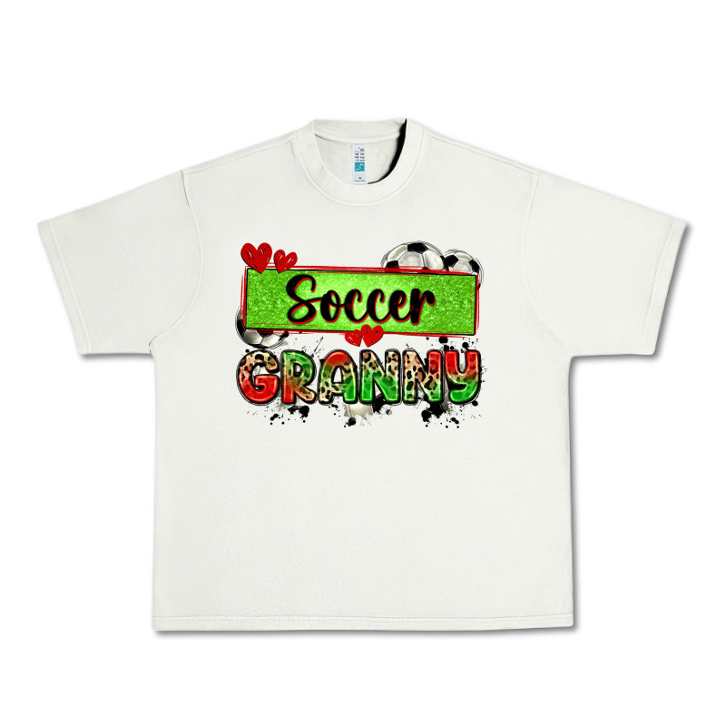 Soccer Granny With Leopard Urban Heavy Tee by Zillion Design Studio | Teevron