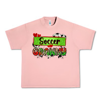 Salmon soccer granny with leopard Urban Heavy Tee - Zillion Design Studio