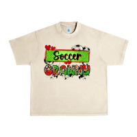 Sandshell soccer granny with leopard Urban Heavy Tee - Zillion Design Studio