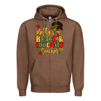 Chestnut pretty black and educated teacher Zipper Hoodie - Artiststas