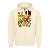 Sandshell pretty black and educated teacher Zipper Hoodie - Artiststas