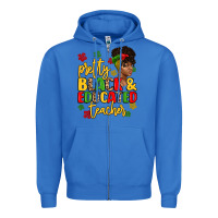 True Royal pretty black and educated teacher Zipper Hoodie - Artiststas