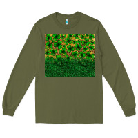 Army Green St. patrick's Day shamrock leopard  tumbler Long Sleeve Tee - Neo Western