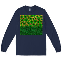 Navy St. patrick's Day shamrock leopard  tumbler Long Sleeve Tee - Neo Western