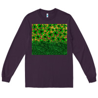 Plum St. patrick's Day shamrock leopard  tumbler Long Sleeve Tee - Neo Western