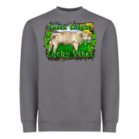 Storm thick thighs lucky vibes charolais bull Heavyweight Sweatshirt - RanaPortraitStore