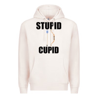 Pale Pink Stupid Cupid Premium Hoodie - Bettercallsaul