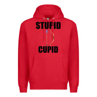 Red Stupid Cupid Premium Hoodie - Bettercallsaul