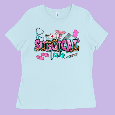 Surgical Tech Ladies Tee Designed By Adodesignshop