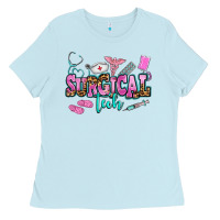 Baby Blue surgical tech Ladies Tee - AdoDesignShop