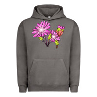 Pigment Tornado Bitterroot Flower Illustrations Urban Hoodie - LillyAllenDesigns