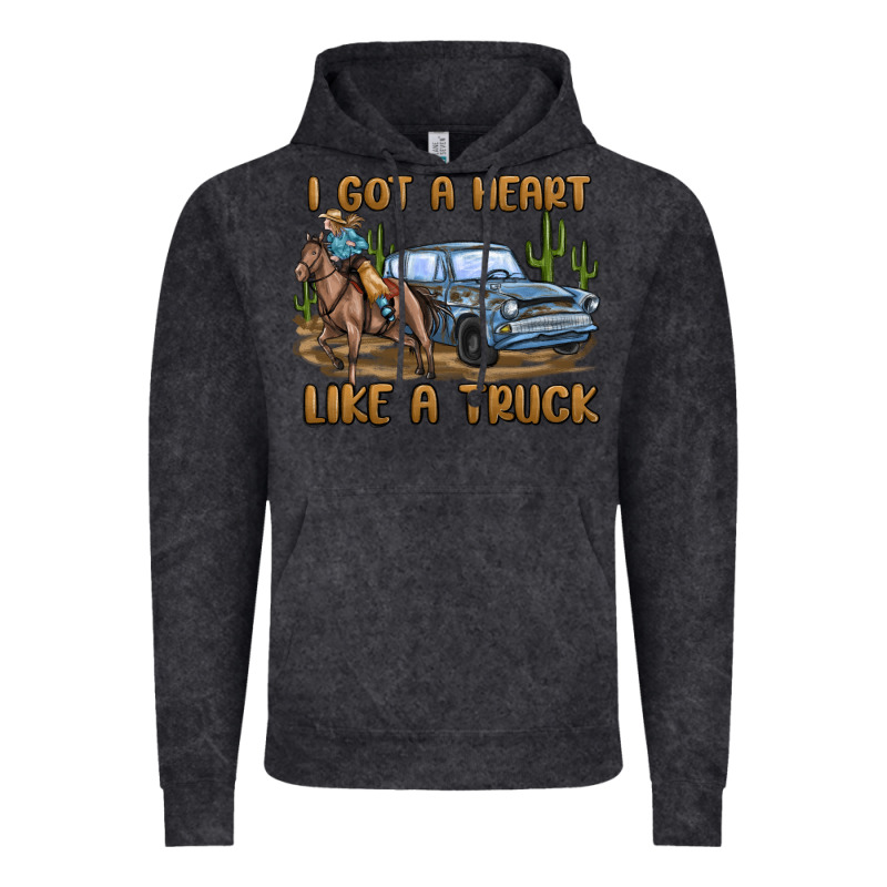 I Got A Heart Like A Truck Vintage Hoodie by MaliasSmallBusiness | Teevron