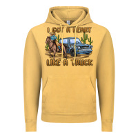Vintage Mustard i got a heart like a truck Vintage Hoodie - MaliasSmallBusiness