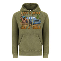 Vintage Olive i got a heart like a truck Vintage Hoodie - MaliasSmallBusiness