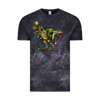 Cloud Black tree rex christmas Vintage Tee - Zillion Design Studio