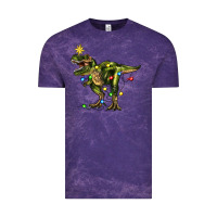Cloud Purple tree rex christmas Vintage Tee - Zillion Design Studio