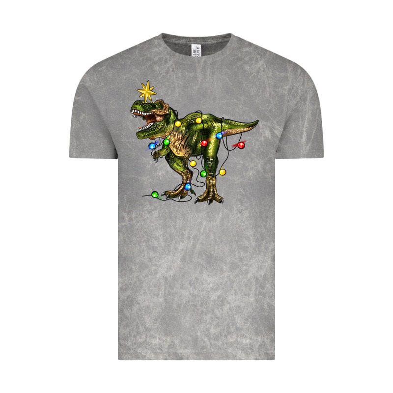 Tree Rex Christmas Vintage Tee by Zillion Design Studio | Teevron