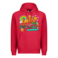 Cardinal hello first grade Premium Hoodie - NancyCooperArtShop