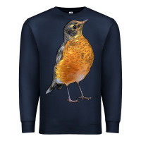 Navy American Robin Bird Premium Sweatshirt - LillyAllenDesigns