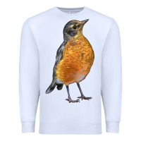 White American Robin Bird Premium Sweatshirt - LillyAllenDesigns