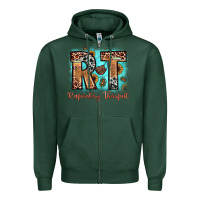 Sports Green rt respiratory therapist Zipper Hoodie - JahusDesignShop