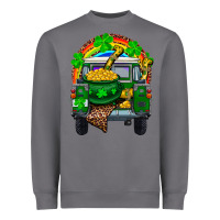 Storm st patricks day truck with pot of gold horseshoe a Heavyweight Sweatshirt - RanaPortraitStore