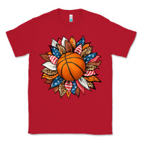 Red basketball sunflower Classic Tee - HRA Design Shop