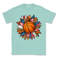 Seafoam basketball sunflower Classic Tee - HRA Design Shop
