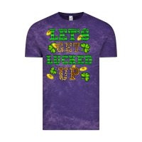 Cloud Purple st patricks day lets get lucked up Vintage Tee - RanaPortraitStore