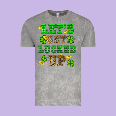 Vintage Tee st patricks day lets get lucked up