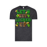 Vintage Black st patricks day lets get lucked up Vintage Tee - RanaPortraitStore